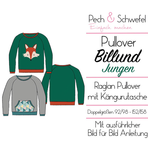 Ebook - Pullover Billund Jungen - Größe 92/98 bis 152/158 von Pech und Schwefel